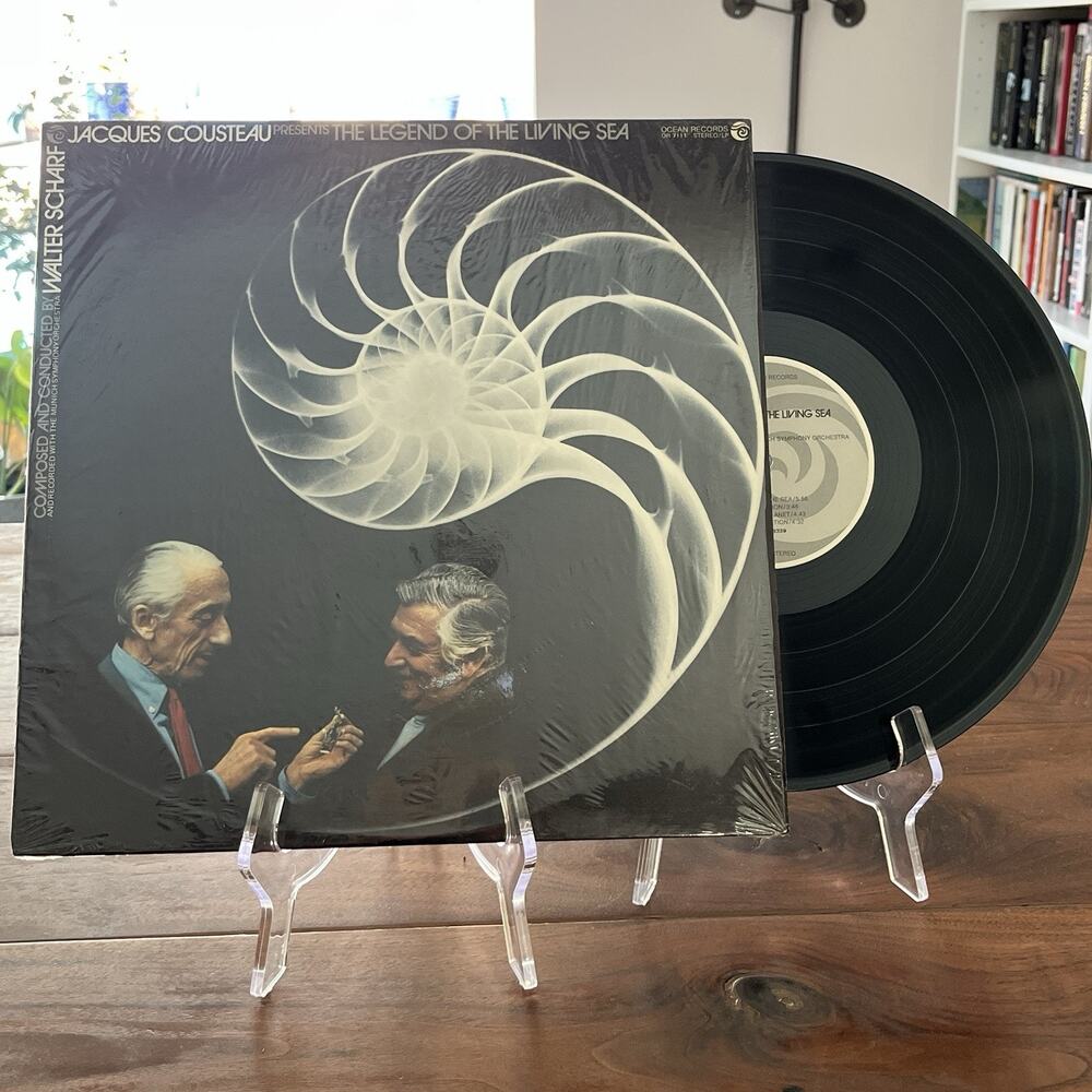 Walter Scharf Jacques Cousteau The Legend Of The Living Sea LP 1971 Ocean OR711